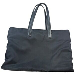 VTG Coach Mercer Black Nylon Leather Trim Tote Computer‎ Bag Shoulder Bag 5117